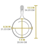Lodge 8”, 10", & 12" (Pack of 3) / Black / 5.0 quarts Skillets
