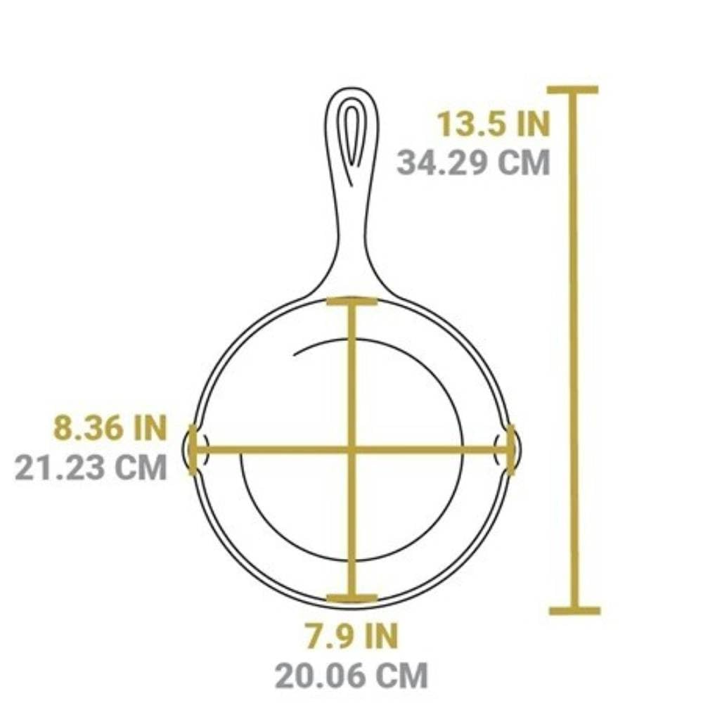 Lodge 8”, 10", & 12" (Pack of 3) / Black / 5.0 quarts Skillets