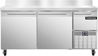 CFA68-BS Freezer Base Worktop Unit, 68" W, With Backsplash