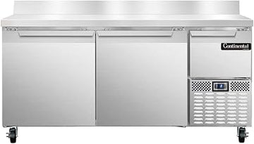 CFA68-BS Freezer Base Worktop Unit, 68" W, With Backsplash