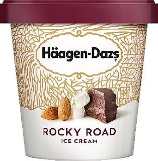 Häagen-Dazs Haagen-Dazs, Rocky Road Ice Cream, Pint (8 Count)