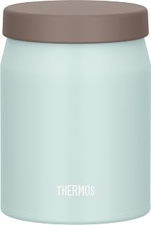 Thermos JEF-500 MSB Vacuum Insulated Soup Jar, 16.9 fl oz (500 ml), Misty Blue, Integrated Seal, Hot & Cold Insulation, Dishwasher Safe, All Parts