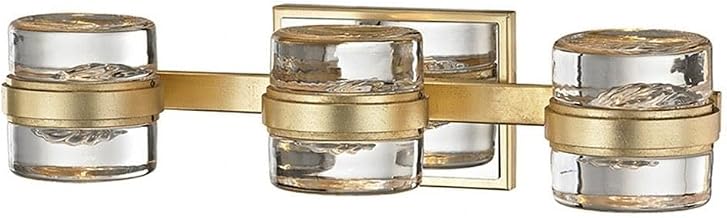 Splash 3 Light Bath and Vanity 18.25 in. Gold Leaf