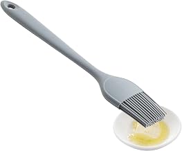 Tablecraft Silicone Basting Brush for Cooking, NSF Certified, Heat Resistant to 400°, Dishwasher Safe, BPA Free, One-Piece Construction, Ideal for Professional Chefs, Restaurants, Commercial Use, 10"