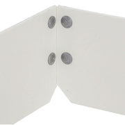 Bun Pan Extender Fiberglass Full Size 2-Section Divided Lengthwise - 3"H by MOLDED FIBERGLASS TRAY CO – 3.0 inches, Fiberglass, White, Model 1764011537