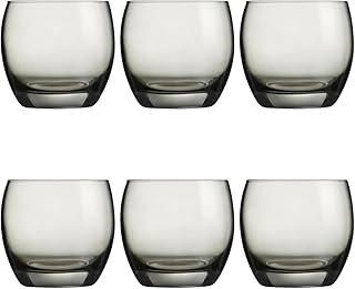 Arcoroc ARC J8484 Salto Color Studio Grey Tumbler, 320 ml, Glass, Grey, Pack of 6