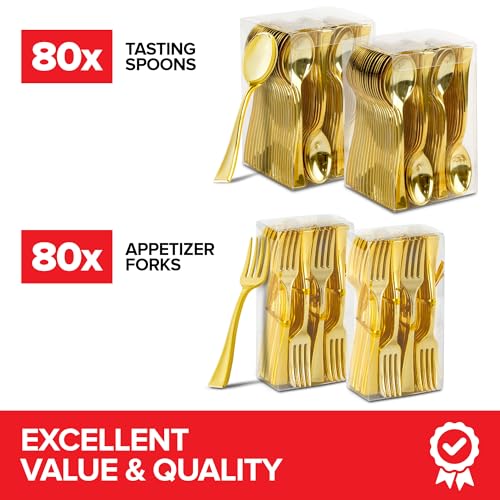 Stock Your Home Gold / 4 Inch / Modern Spoons