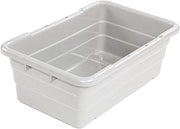 Quantum Storage Systems Cross Stack Nest Tote Tub - 25-1/8 x 16 x 8-1/2 White - Lot of 6