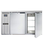 BBC59-SS-PT Two Section Refrigerated Pass-Thru Back Bar Cooler by Continental Refrigerator – 22.0 cubic_feet