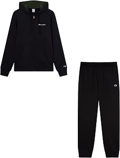 Champion Legacy Men's Sweatsuit, S, Black, S