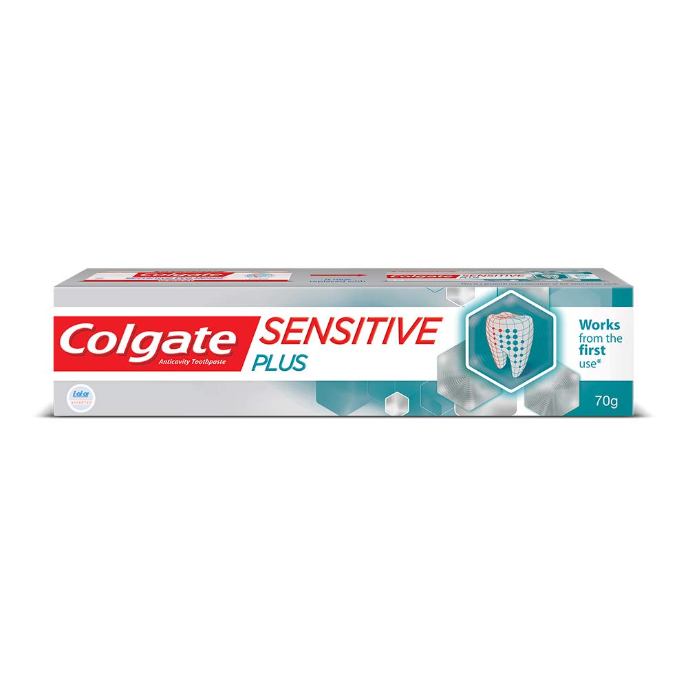Sensitive Plus Toothpaste by Colgate – 2.4 Ounce (Pack of 1), Model 61022556