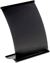 Counter Top Sign Holder Eclipse Style Matte Black Metal - 8 1/2"L x 4"W x 11"H