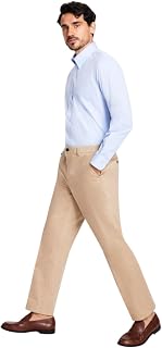Brooks Brothers Mens Classic fit Chino Pants 36/30 Beige Solid Stretch