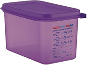 Araven 61392 Purple Anti-Allergen 4.5 Qt. Food Container