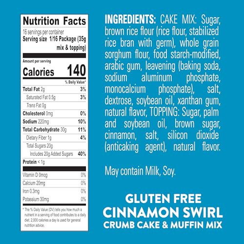 Krusteaz Pack of 8 / Cinnamon Swirl / 20 Ounce (Pack of 8) / cinnamon swirl Muffins & Quickbreads