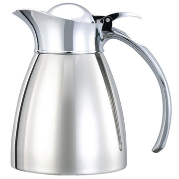 Carafe, 10 Ounce Capacity, Polished Finish (Case of 6) by Service Ideas – 10.0 ounces, Stainless Steel, Pack of 6, Model 982C03