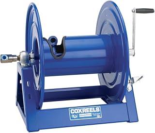 COXREELS HP1125-4-100, Hand Crank Hose Reel: 1/2"x100' Hose Capacity, 5000 PSI (Hose Not Included)