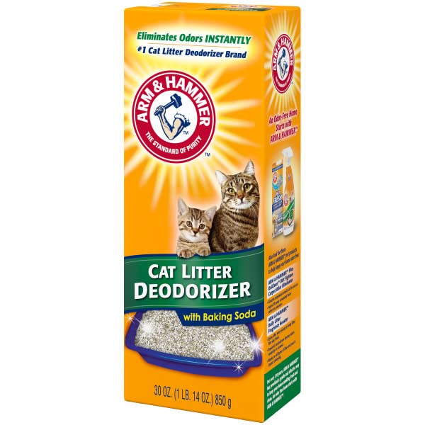 Cat Litter Deodorizer-Super Size Pack-30 oz Pack of by ARM & HAMMER – 120 Ounce (Pack of 1), Multicolor