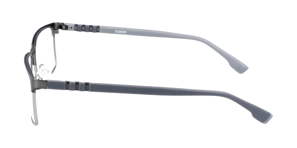 Eyeglasses E 1137 033 Gunmetal by Flexon – 55/18/140, Stainless Steel, Gunmetal, Model FLEXON E1137 45145