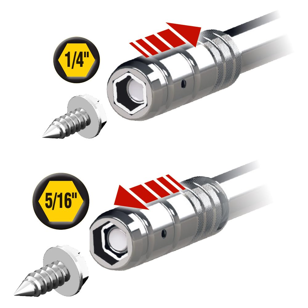 Multi-Bit Screwdriver/Nut Driver by KLEIN TOOLS – One Size, Alloy Steel, Yellow/Black, Model 32596