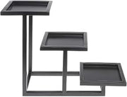 HUBERT 3-Tiered Bowl Stand - 6"L x 16"W x 11"H