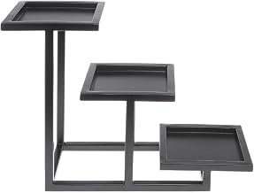 HUBERT 3-Tiered Bowl Stand - 6"L x 16"W x 11"H