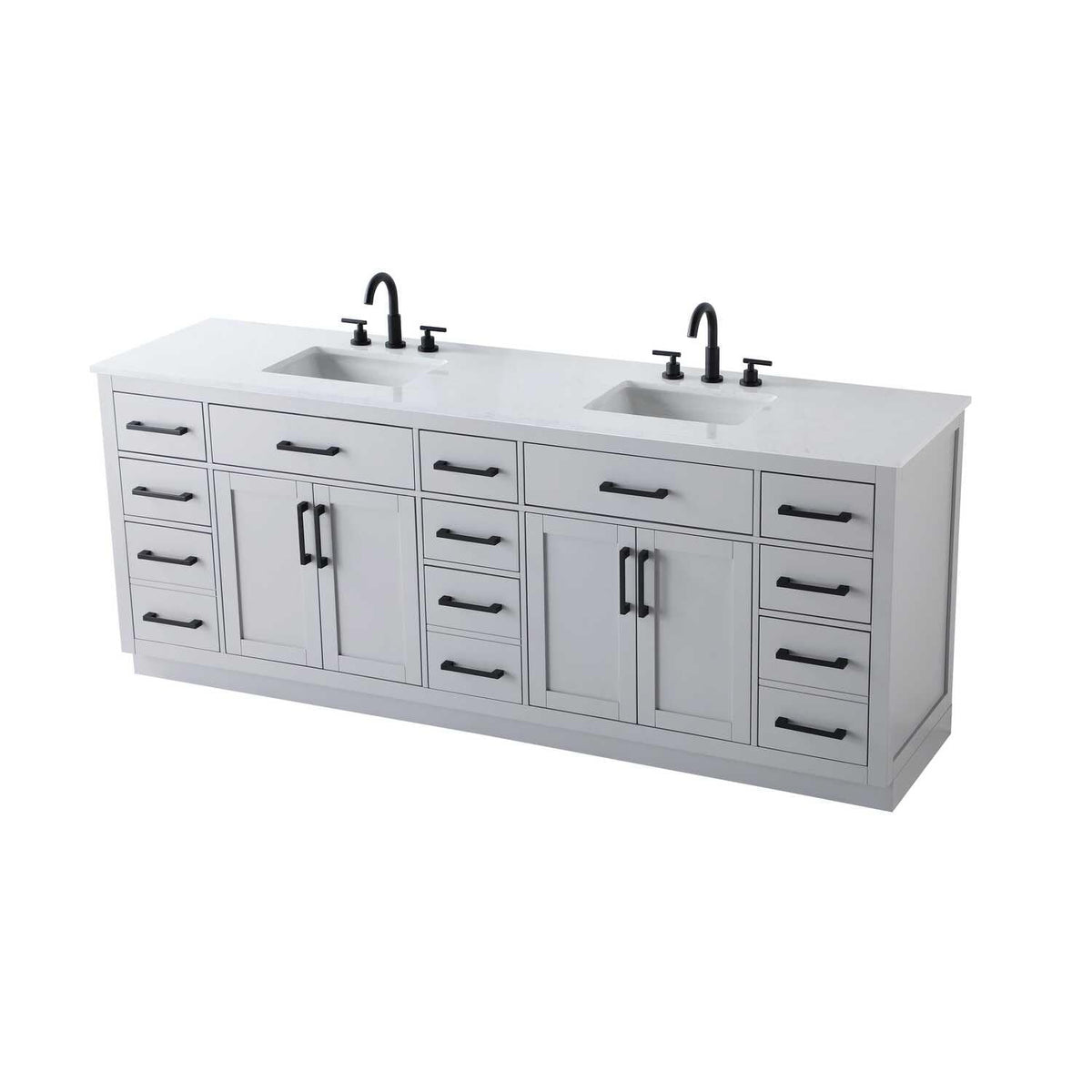 Alden Bathroom Vanity Grey by Lighting Design – Wood, Grey, Model 5608847