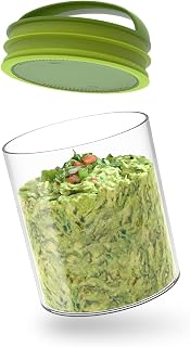 Prepara Evak Guac Savor, Green - 5.2"x4.2"x4.2", 14 Oz, Food Storage Container, Keeps Guacamole Fresh