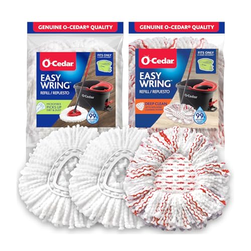 O-Cedar White / 2 EW + 1 DC Refill / 3 Count (Pack of 1) Replacement Heads