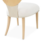 Brown Camellia Field Dining Side Chair Set of by Michael Amini – Solid; Manufactured Wood, Caramel, Model N9090003-134