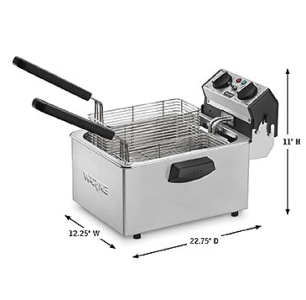 Waring Silver / 8.5 Pound Capacity - 208V / 208-volt Fryers