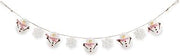 DII Christmas Holiday Hanging Wall Decor Lightweight & Decorative, 59" Length, Garland, Snowman