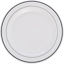 First Impressions Disposable White Plastic Plate - 7 1/2" Dia, 144 per Case