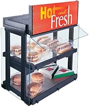 Hatco GRHW-1SGD Glo-Ray Heated Glass Mini-Mercandising Warmer