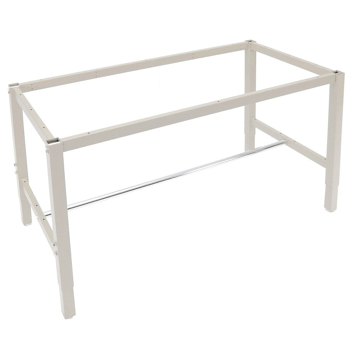 Workbench Frame-Tan by Global Industrial – 27.56"L x 69.63"W x 4.5"H, Steel, Tan, Model 249603TN