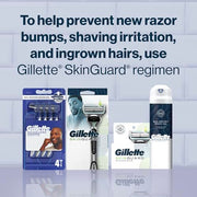 Gillette 4 Count (Pack of 1) / 4 Refills / WHITE Cartridges