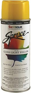 Seymour of Sycamore 98-34 16 oz Spruce General Use Enamels Spray Paint44; Gloss Light Yellow - Pack of 12