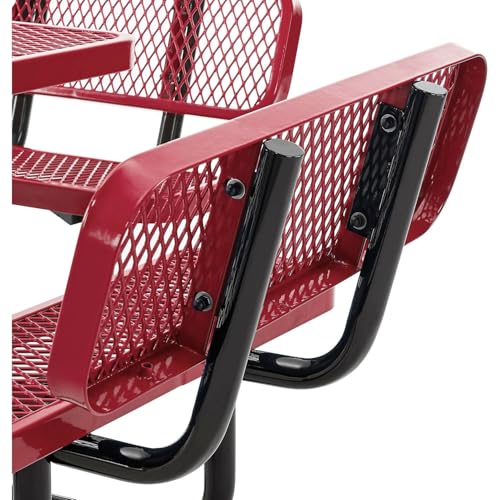 Global Industrial Red / Onesize / Industrial Picnic Tables