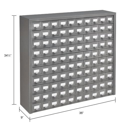 Storage Drawer Cabinet by Global Industrial – Alloy Steel, Gray, Model 986102