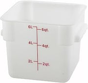 Winco - PESC-6-6 qt Food Storage Container