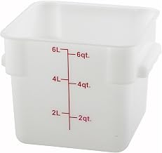 Winco - PESC-6-6 qt Food Storage Container