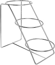 HUBERT 3-Tier Wire Bowl Holder - Chrome