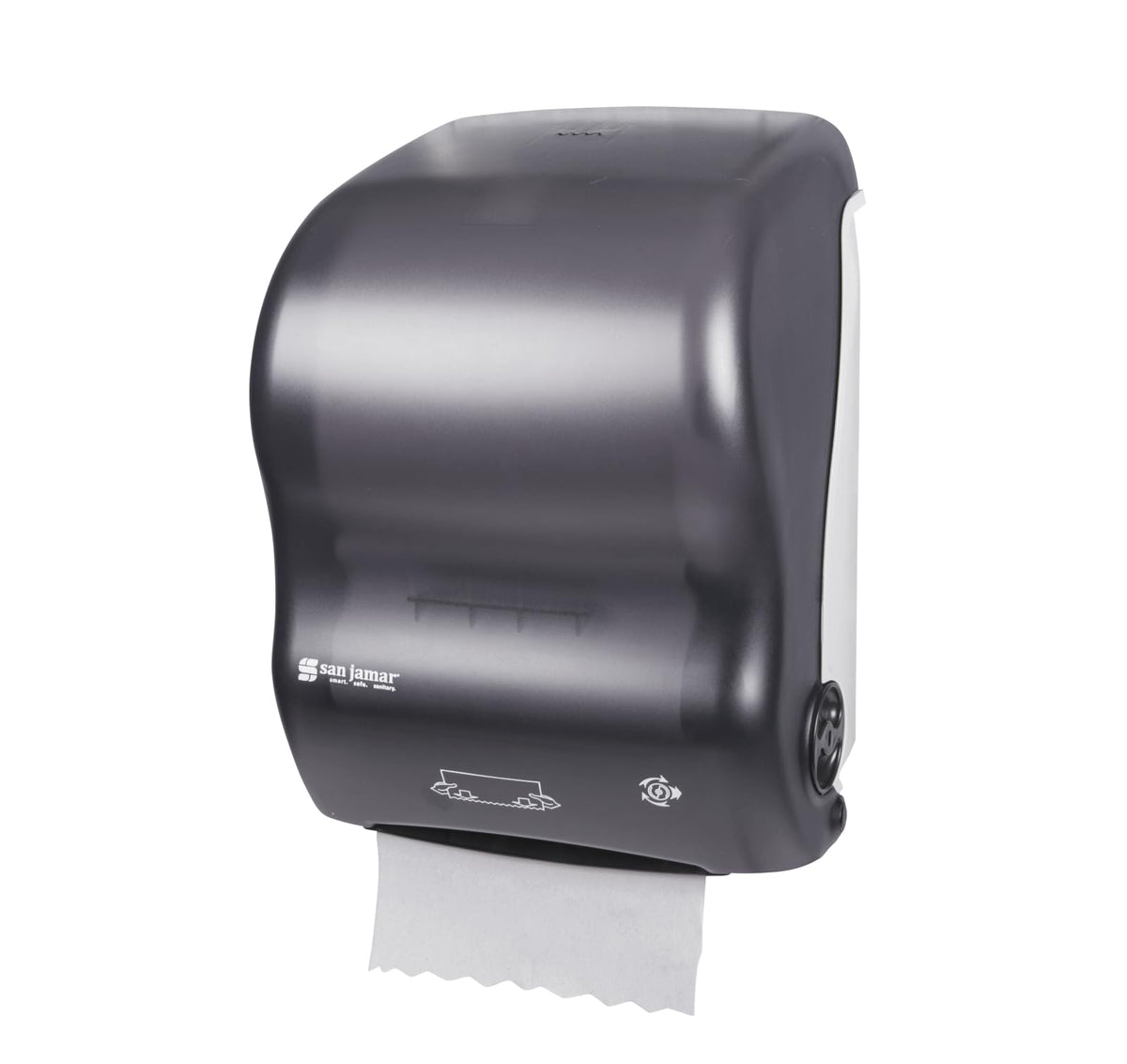San Jamar Hybrid / Black / 16.5" x 13" x 9.25" Commercial Paper Hand Towel Dispensers