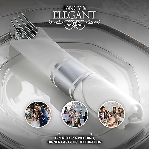 Stock Your Home 100 Count / Silver / Formal Spoons