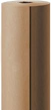Pacon 5824 Kraft Paper Roll, 50 lbs., 24" x 1000 ft, Natural,Brown