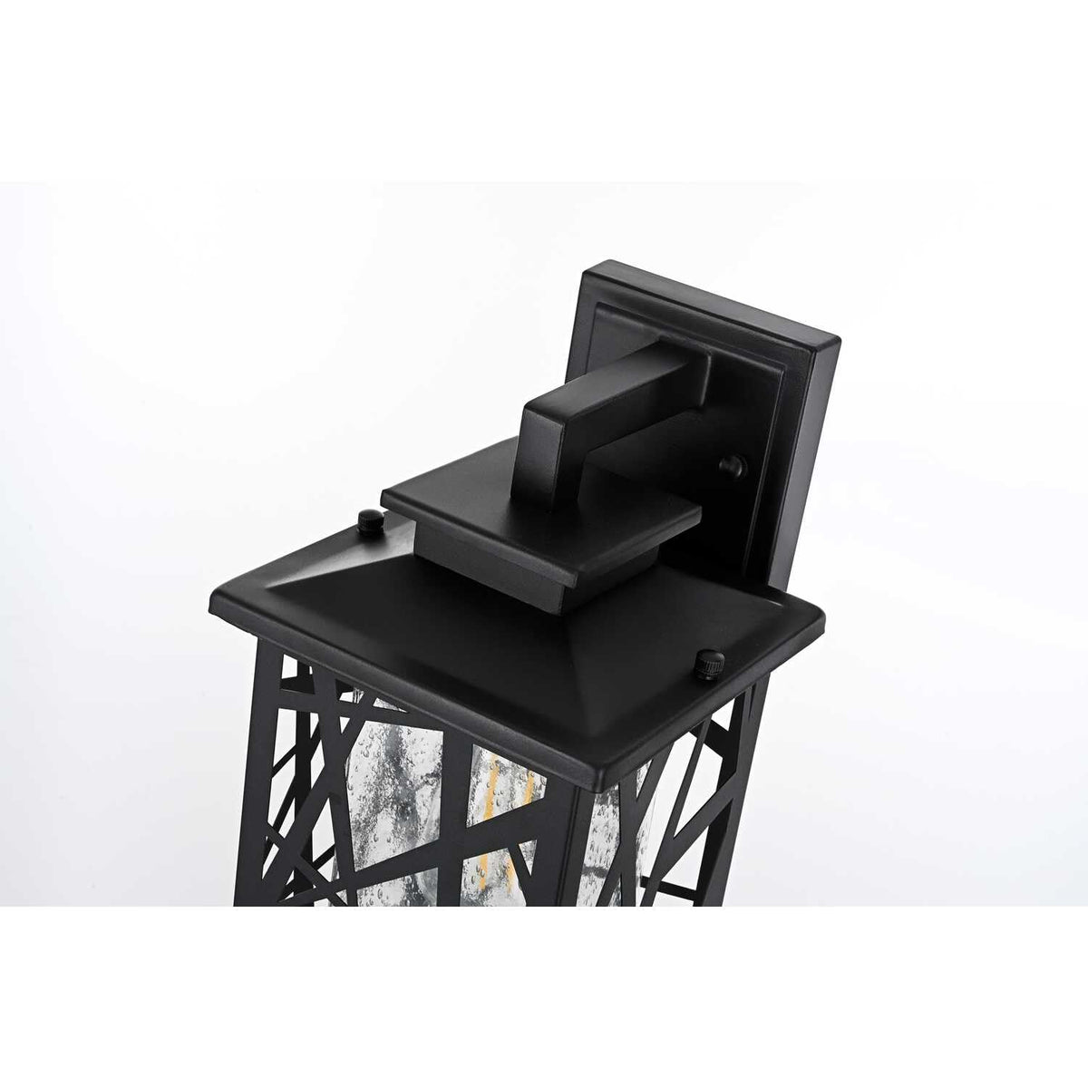 Clifford One Light Outdoor Wall Sconce Black by Lighting Design – Iron, Black