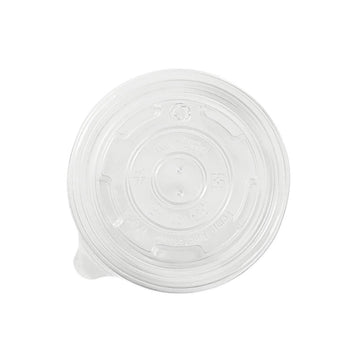 Karat C-KDL95-PP 8 oz PP Food Container Flat Lids (Case of 1000)