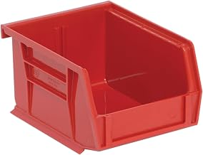 Quantum Storage Systems QUS210RD Storage Bins, Red, 24 Count