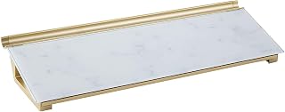 Quartet Glass Desktop Computer Pad, 18" x 6", Whiteboard, Dry Erase Surface, Marble Surface (GDP186M)