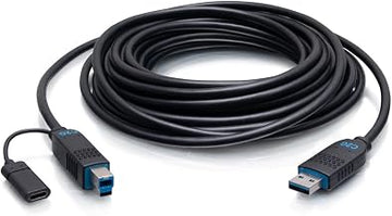 C2G CG30090125ft(38m) USB 3.2 AMBM Plenum, Black